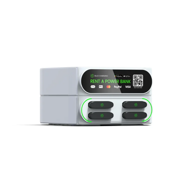 BAJIE-4口叠加机柜-白色-左侧面-1