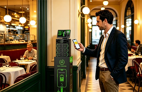 Use NFC to Rent a Mobile Charging Station